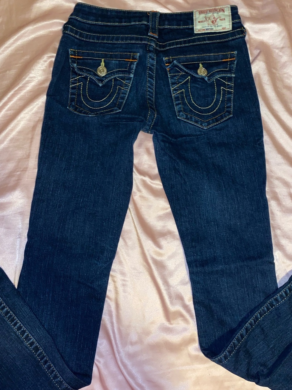 True Religion Dark Blue Denim Jeans - Size 26